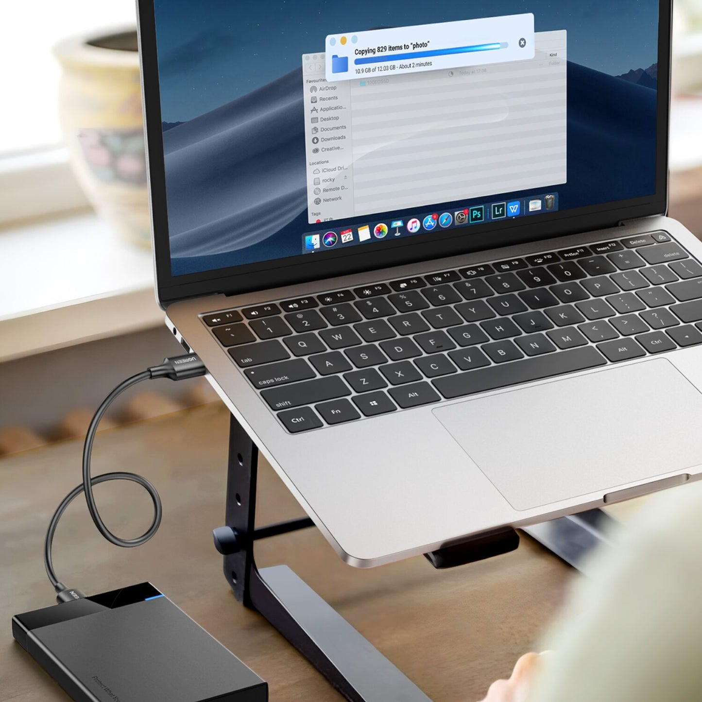 UGREEN USB 3.0 Male to Male Cable, with 5Gbps Data Transfer - 1m-3