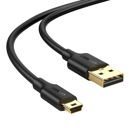 UGREEN US132 USB to Mini USB 2.0, 450Mbps SuperSpeed Cable - 1m-0