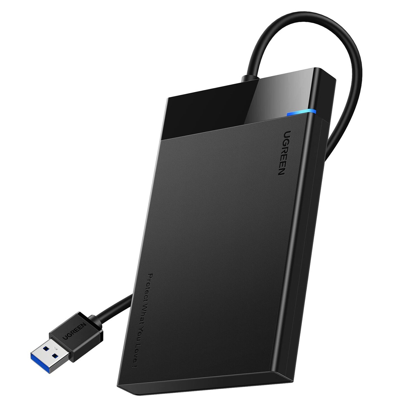 UGREEN USB 3.0 to 2.5” SATA Hard Drive Enclosure (Non-Detachable Cable)-0